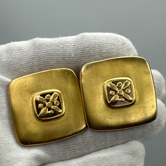 Vintage Givenchy Earrings Clip On 1980’s #370 - Picture 1 of 6